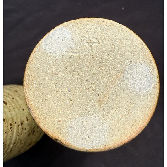 2 Handmade Stoneware Iced tea Style Drinking Glass Tumblers Speckled Glaze - Picture 9 of 11